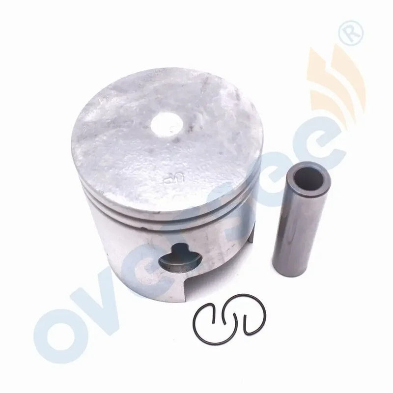 350-00001 STD Pistón 60MM para Motor fueraborda Tohatsu 2T M18E 18HP con anillo de pistón STD 350-00011-0;350-00001-0