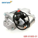 63P-81800 Starter Motor For Yamaha Outboard 150-250HP 4-Stroke Engine 6BR-81800-01 Starting Motor Assy