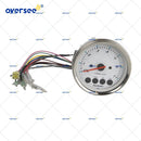OEM White Multifunction Tachometer 34200-93J14 for Suzuki Outboard DF115 DF140 Engine Gauge