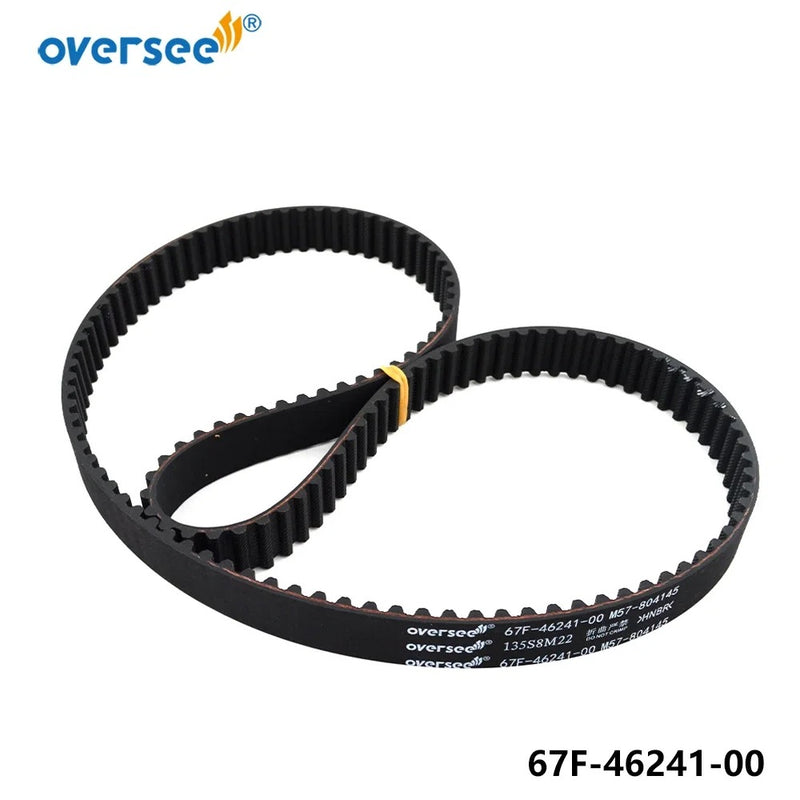 Correa de distribución 67F-46241 para Motor fueraborda Yamaha 4T F75 F80 F90 F100 F115 Parsun F90 67F-46241-00