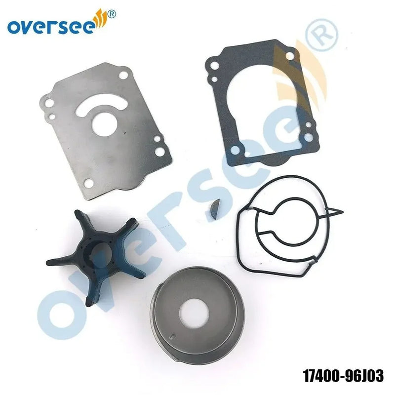 Water Pump Repair Kit for Suzuki DF150 175 200 HP 4-Stroke Outboard Engine 17400-96J03