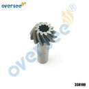 338190 -12T Driveshaft Pinion Gear For Evinrude Johnson Outboard 8-9.9-10-115 HP