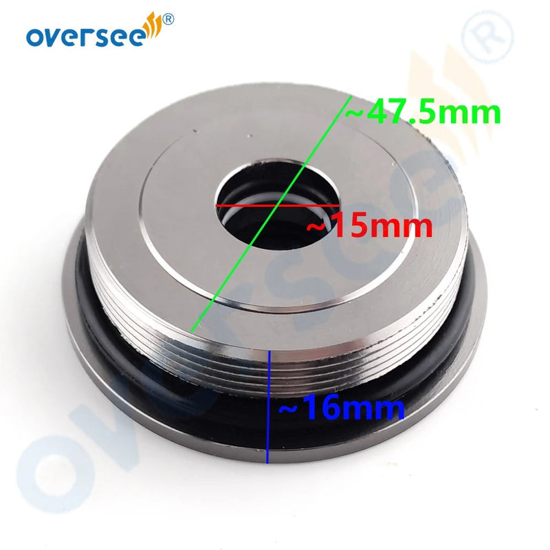 65W-43810 End Cap with Seals For Yamaha Outboard Motor Tilt Trim 2T 4T F25 40HP 60HP 65W-43810-01 65W-43810-00
