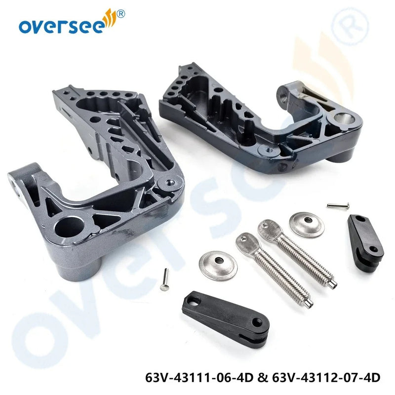 63V-43111 & 63V-43112 BRACKET CLAMP SET For 2T 9.9HP 15HP Yamaha Outboard Motor