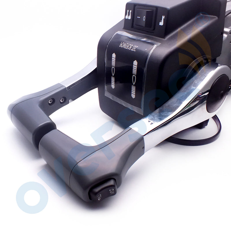 Caja de Control remoto 67200-92E15, conjunto de mango doble para Motor fueraborda Suzuki DF90 DF100 DF115 DF140 de 4 tiempos 