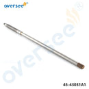 45-43031A1 Drive Shaft Long for Mercury Marine 65-125HP Outboard Engine