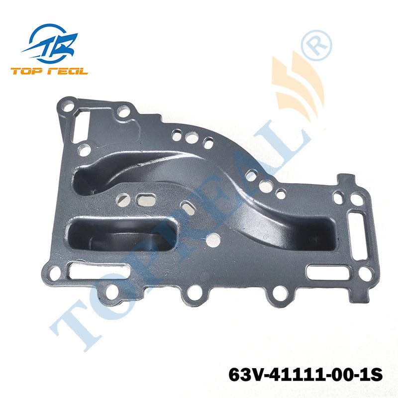 Topreal 63V-41111-00-1S Exhaust inner cover For YAMAHA 9.9/15HP Outboard 63V-41111-00-9M