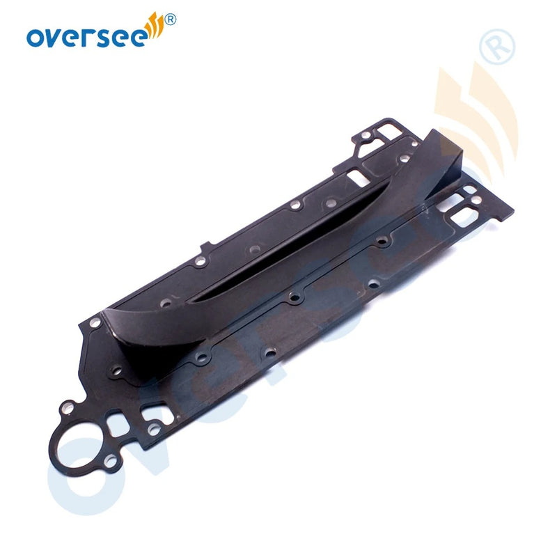 Oversee Junta de cubierta de escape marino 6H3-41112-A0 reemplazo para motor fueraborda Parsun Yamaha 60HP 70HP de 2 tiempos