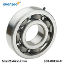 9603-3-6305 Ball Bearing For Tohatsu Outboard Motor 2 Stroke  9.9HP 15HP 18HP Crankshaft Size 25x62x17; 3C8-00114-0，3C8-00114