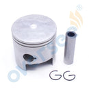 Supervisar Marine T85; 688-11631-03; Kit de pistón 688-11631 con juego de anillos de pistón 688-11603, repuesto STD para motor fueraborda Yamaha Parsun 75HP 85HP 90HP de 2 tiempos