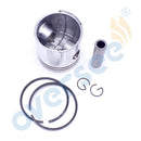 Pistón y anillo de pistón 369-00001 y 351-00011 para motor fueraborda Tohatsu Mercury Mariner 4HP-5HP, piezas marinas de 2 tiempos 