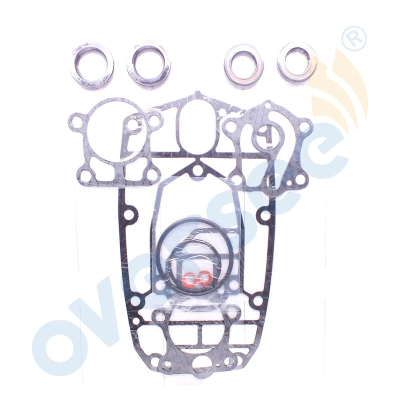 Supervisar Marine 6J8-W0001; 18-2789; 6J8-W0001-21; 6J8-W0001-C2; Kit de juntas de reparación de caja de cambios 6J8-W0001-C1, repuesto para motor fueraborda de 2 tiempos Yamaha 25HP 30HP