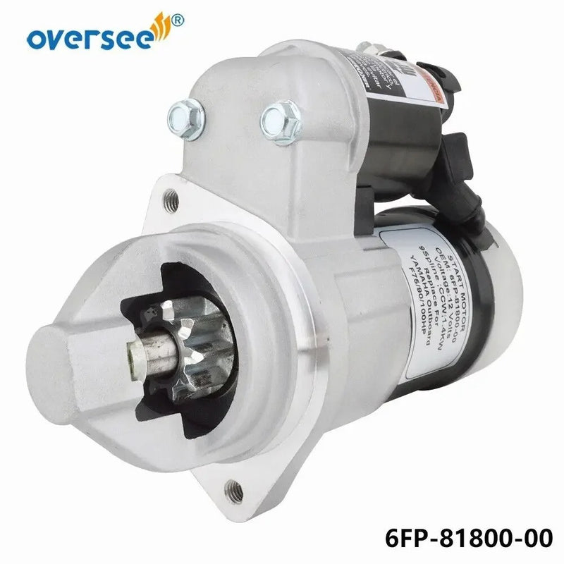 OVERSEE 6FP-81800-00-00 Conjunto de motor de arranque para motor fueraborda Yamaha F75 F90 75HP 90HP