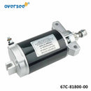 67C-81800 Start Motor For YAMAHA / MERCURY Outboard Motor F40 50-854636, 50-854636T, 50-859170T