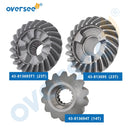 813693 Gear Kit For Mercury Mercruiser 50HP 55HP 60HP Outboard Motor Forward 43-813693T; Pinion 813694T; Reverse 813695T