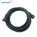 Supervisar Marina 688-8258A; 688-8258A-30 Cable de extensión de arnés de cables de 10 pines y 9,8 pies de repuesto para caja de controlador Yamaha 150HP 200HP 250HP motor fueraborda de 2 tiempos