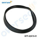 6FP-42615 Top Cowling Seal for Yamaha 4 Stroke 80HP 90HP 100HP Outboard Engine 6FP-42615-01-00