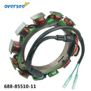 Bobina de arranque 688-85510 para fueraborda Yamaha 2T 75 85 90HP Parsun 688-85510-01