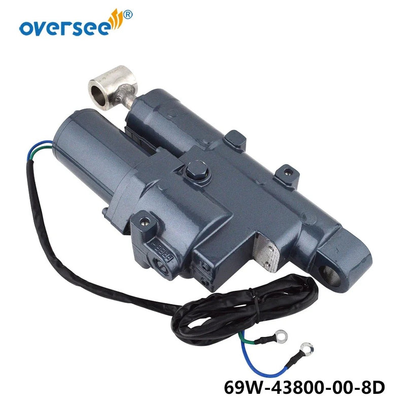 Conjunto de inclinación y ajuste eléctrico 6c5-43800-01-8d 69w-43800-00-4d para motor fueraborda de 4 tiempos Yamaha f50 f60 50hp 60hp