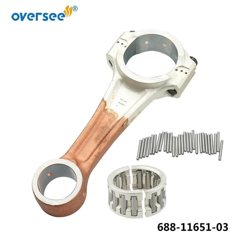 688-11650-03/688-11650-00 Connecting Rod Kit With 93310-730V8 93603-21111 For Yamaha 48HP 85HP 75HP Outboard Boat Engine Motor