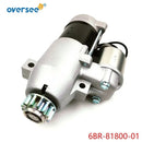 63P-81800 Starter Motor For Yamaha Outboard 150-250HP 4-Stroke Engine 6BR-81800-01 Starting Motor Assy