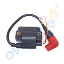 Supervise la bobina de encendido marina 6E5-85570-10 con bujía para fueraborda Yamaha de 2 tiempos 115-200HP