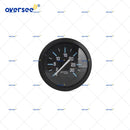 OEM 79-895287A02 Temperature Gauge for Mercury Marine Analog Gauge - Black 60 - 200 Deg F 895287A02