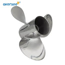 Stainless Steel Propeller 664-45954-01-EL-00 For Yamaha Outboard Motor Motor 25HP 30HP Size 9-7/8x12
