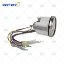 OEM White Multifunction Tachometer 34200-93J14 for Suzuki Outboard DF115 DF140 Engine Gauge