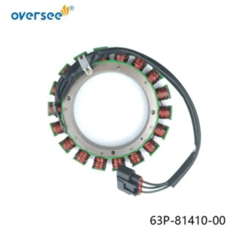 Conjunto de estator 63P-81410 para Motor fueraborda Yamaha 4T F150B 6BM 6BN 150hp 63P-81410-00 2004 up generador