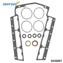 0436891 Power Head Gasket Set for Evinrude Johnson OMC BRP 185HP-225HP V6 436891 777469 0777469 18-4323