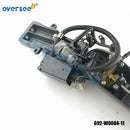Oversee Marine 692-W0084 Reemplazo del conjunto de la manija del timón de dirección para motor fueraborda Yamaha Parsun 75HP de 2 tiempos 692-W0084-11-4D