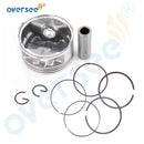 6BX-E1631 STD Piston Kit with Rings For Yamaha 4 Stroke 4HP 6HP Outboard Motor 6BX-E1631-00-96 6BX-E1603-00-00