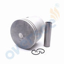 350-00001 STD Piston 60MM For Tohatsu Outboard Motor 2T M18E 18HP with Piston Ring STD 350-00011-0;350-00001-0