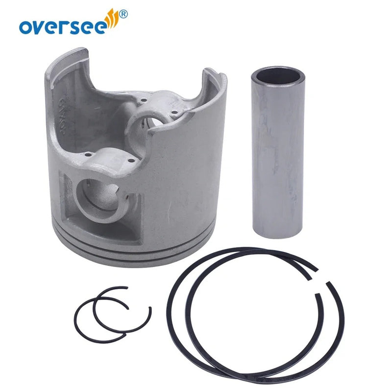 Connecting Rod & Piston Kit & Gasket Kit for Yamaha Waverunner XL VX700 Outboard Engine 62T-11651 + 62T-11631 + 62T-W0001