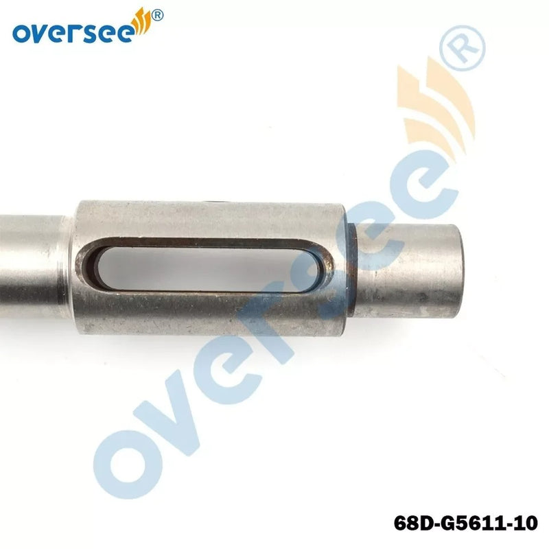 68D-G5611-10 Propeller Shaft Replace For Yamaha Powertec 4HP 5HP Outboard Motor 68D-G5611
