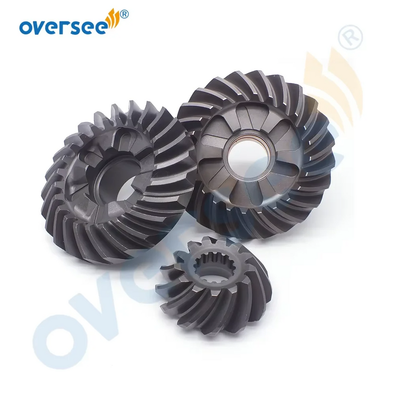Kit de engranajes Oversee Marine 69W Engranaje de avance 69W-45560-00; Marcha atrás 62Y-45570-00; Piñón 69W-45551-00; Reemplazo para motor fueraborda Yamaha Seapro Hidea 60HP de 4 tiempos