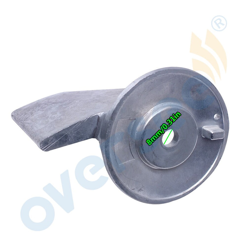 55125-95500 Trim Tab Zinc Anode For Suzuki Outboard Motor 40-85HP 2T and 4T 55125-87E01  55125-95301