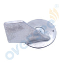 55125-95500 Ánodo de zinc con pestaña embellecedora para motor fueraborda Suzuki 40-85HP 2T y 4T 55125-87E01 55125-95301 