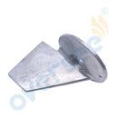 55125-95500 Ánodo de zinc con pestaña embellecedora para motor fueraborda Suzuki 40-85HP 2T y 4T 55125-87E01 55125-95301 
