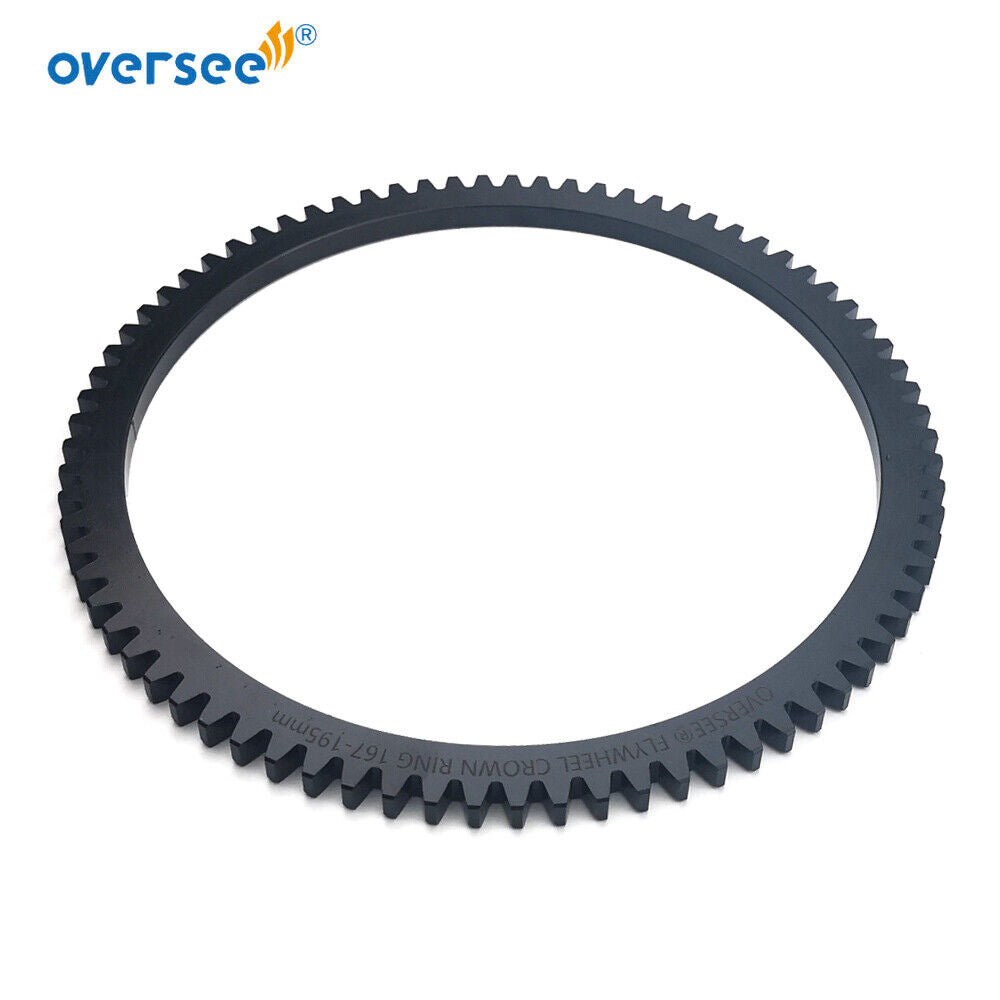 6AH-85550-10 Flywheel Crown Gear Ring For YAMAHA F15A Outboard 15HP 6AH-85550