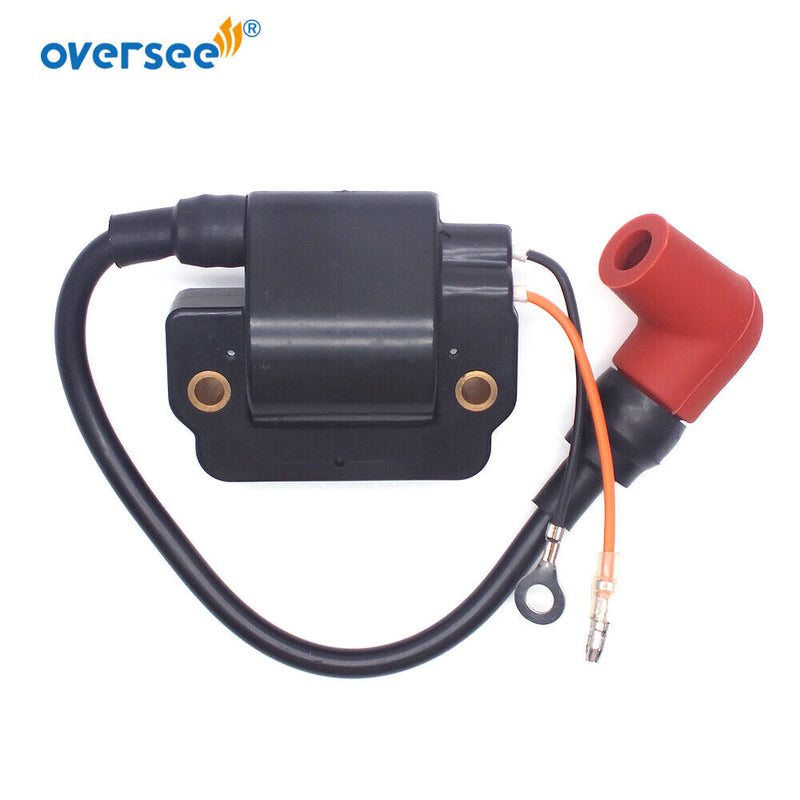 Oversee Marine Ignition Coil 6E5-85570-10 With Spark Plug For 2 Strok 115-200HP Yamaha Outboard