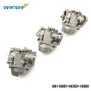 6H1-14301/14302/14303 Carburetor Assy Set For Yamaha 90HP Outboard Engine 6H1-14301-30-00 6H1-14302-30-00 6H1-14303-30-00