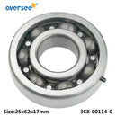 9603-3-6305 Ball Bearing For Tohatsu Outboard Motor 2 Stroke  9.9HP 15HP 18HP Crankshaft Size 25x62x17; 3C8-00114-0，3C8-00114