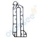 6H3-41111-01-1S INNER COVER, EXHAUST + 6H3-41112-A0 GASKET For Yamaha 2 Stroke Outboard Engine Motor 60HP 70HP