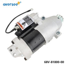 Starter Motor 68V-81800-00 for YAMAHA F115TJR F115TLR Outboard Engine S114-838A Mercury 50-881368T 50-881368T1 50-881368T2