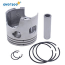 3B7-00001 Piston STD For Tohatsu Outboard Motor 2T 80A-90A 3B7-00001-2