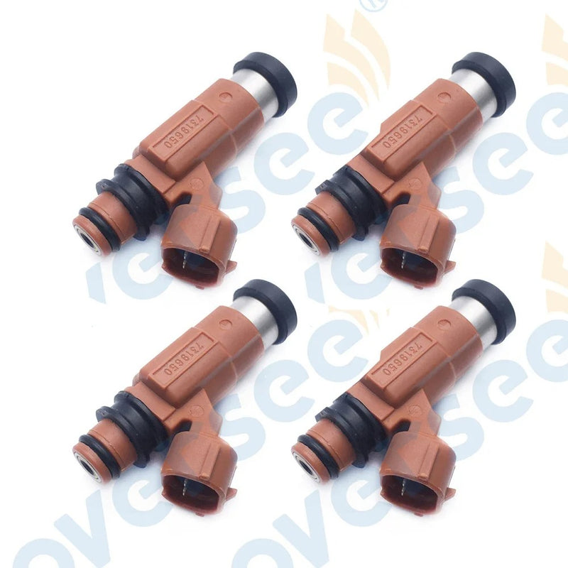 4pcs/set 15710-65D00 Fuel Injector For Suzuki Outboard Engine DF90 DF115 DF140 Motor High Quality