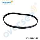 Correa de distribución 67F-46241 para Motor fueraborda Yamaha 4T F75 F80 F90 F100 F115 Parsun F90 67F-46241-00