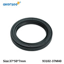 93102-37M40 Oil Seal For Yamaha Outboard Motor 4T F25 F50 F70 HP Size:37*50*7mm; 93102-37M40-00